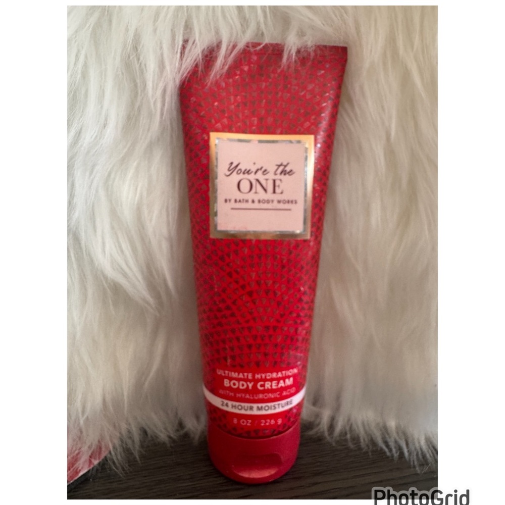 Bath & Body Works Red Moisturizer Sparkly Tube